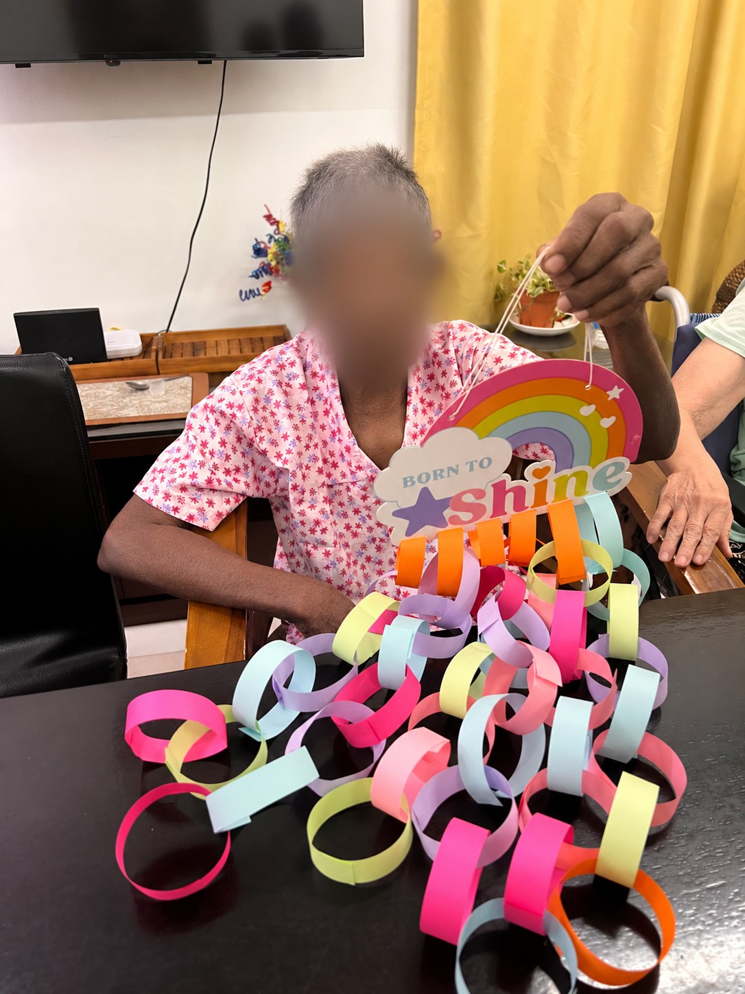 Rainbow paper craft