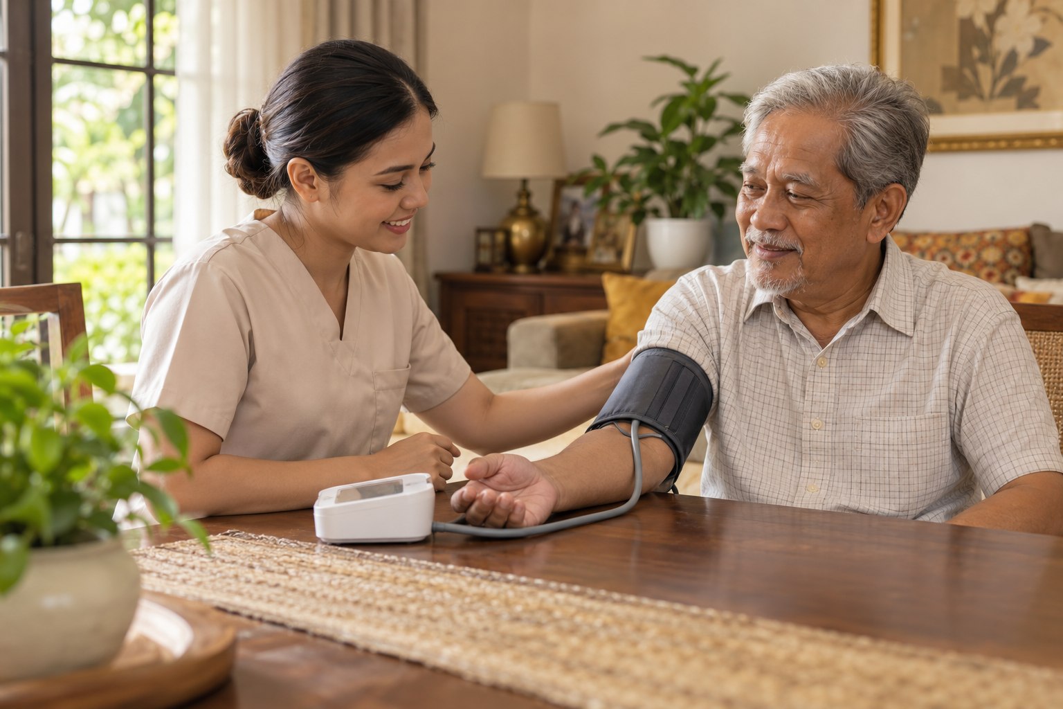 Illustrative image of blood pressure monitoring